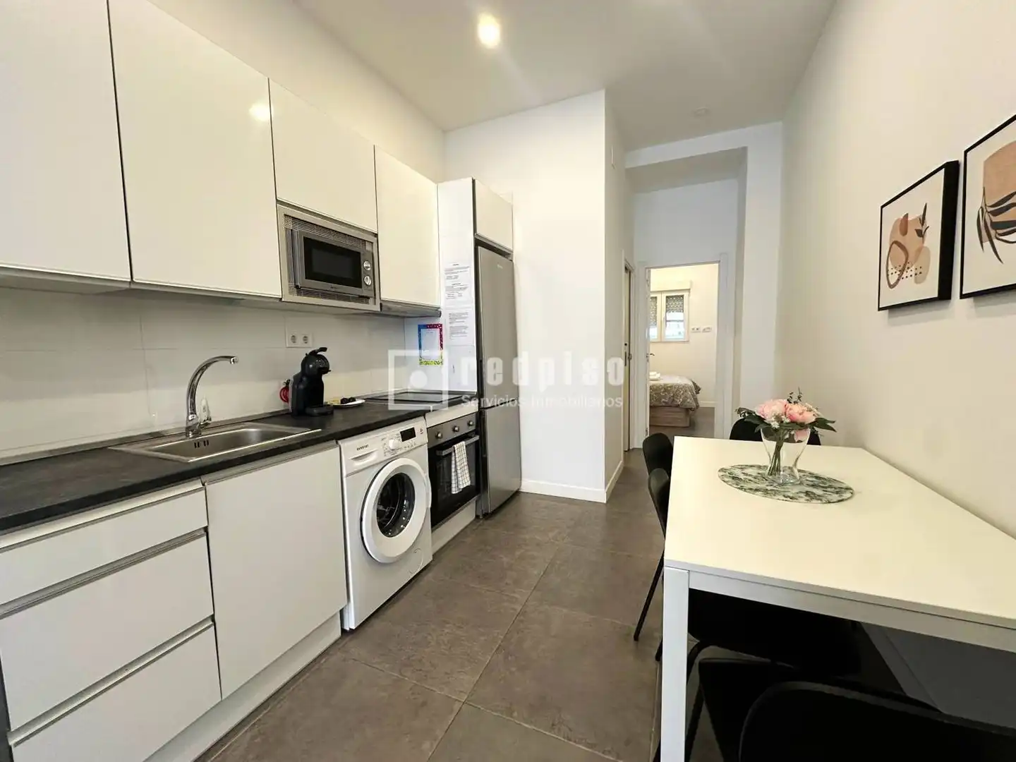 Kitchen of Flat for sale in Madrid  with Air Conditioner, Heating and Furnished