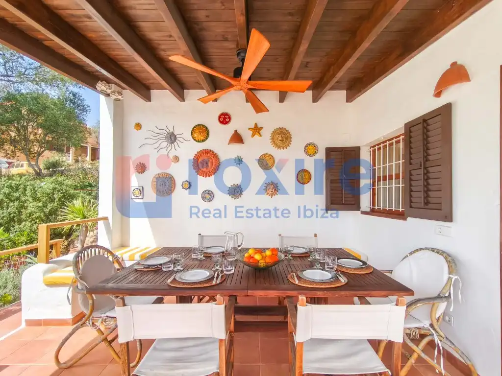 Terrace of Houses for rent in Sant Josep de sa Talaia  with Air Conditioner, Private garden and Terrace