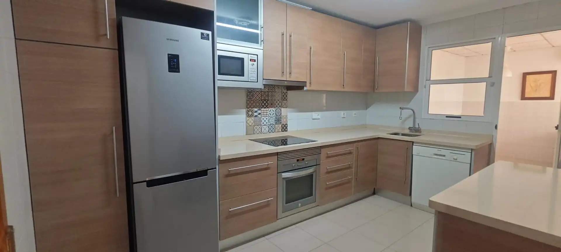 Kitchen of Flat for sale in Elche / Elx  with Air Conditioner and Balcony