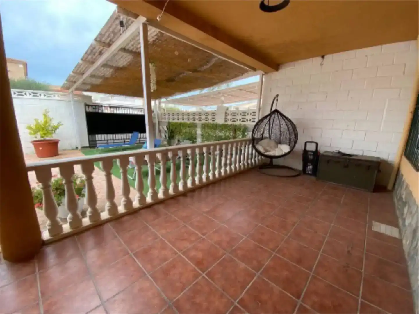 Terrassa de Casa o xalet en venda en Elche / Elx amb Aire condicionat i Piscina