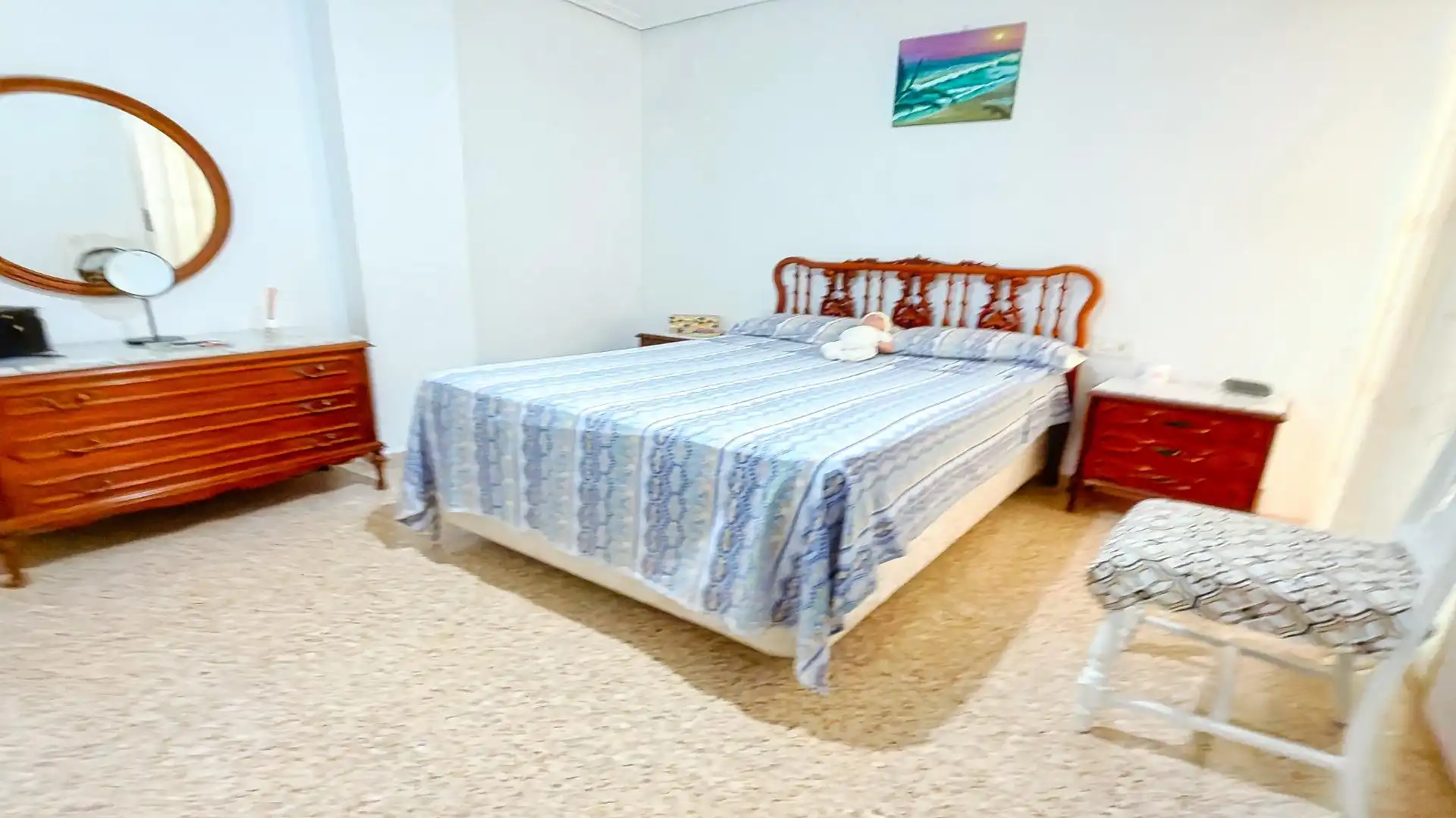 Bedroom of Flat for sale in Benidorm  with Air Conditioner
