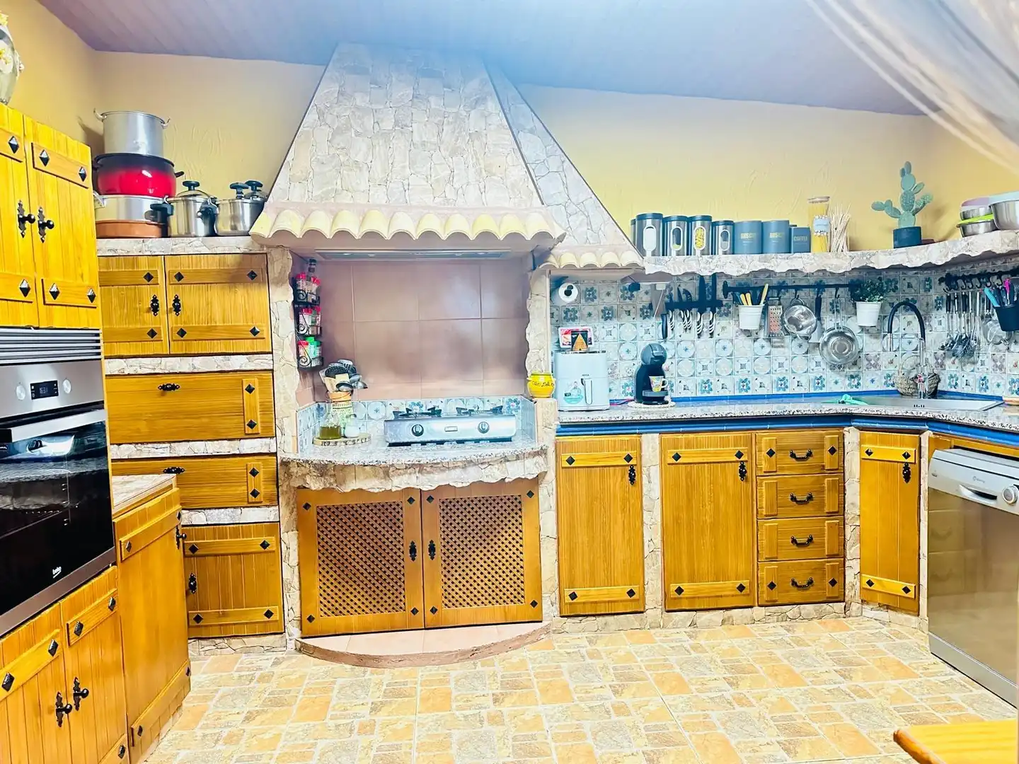 Cuina de Casa o xalet en venda en Ulea amb Aire condicionat, Calefacció i Jardí privat