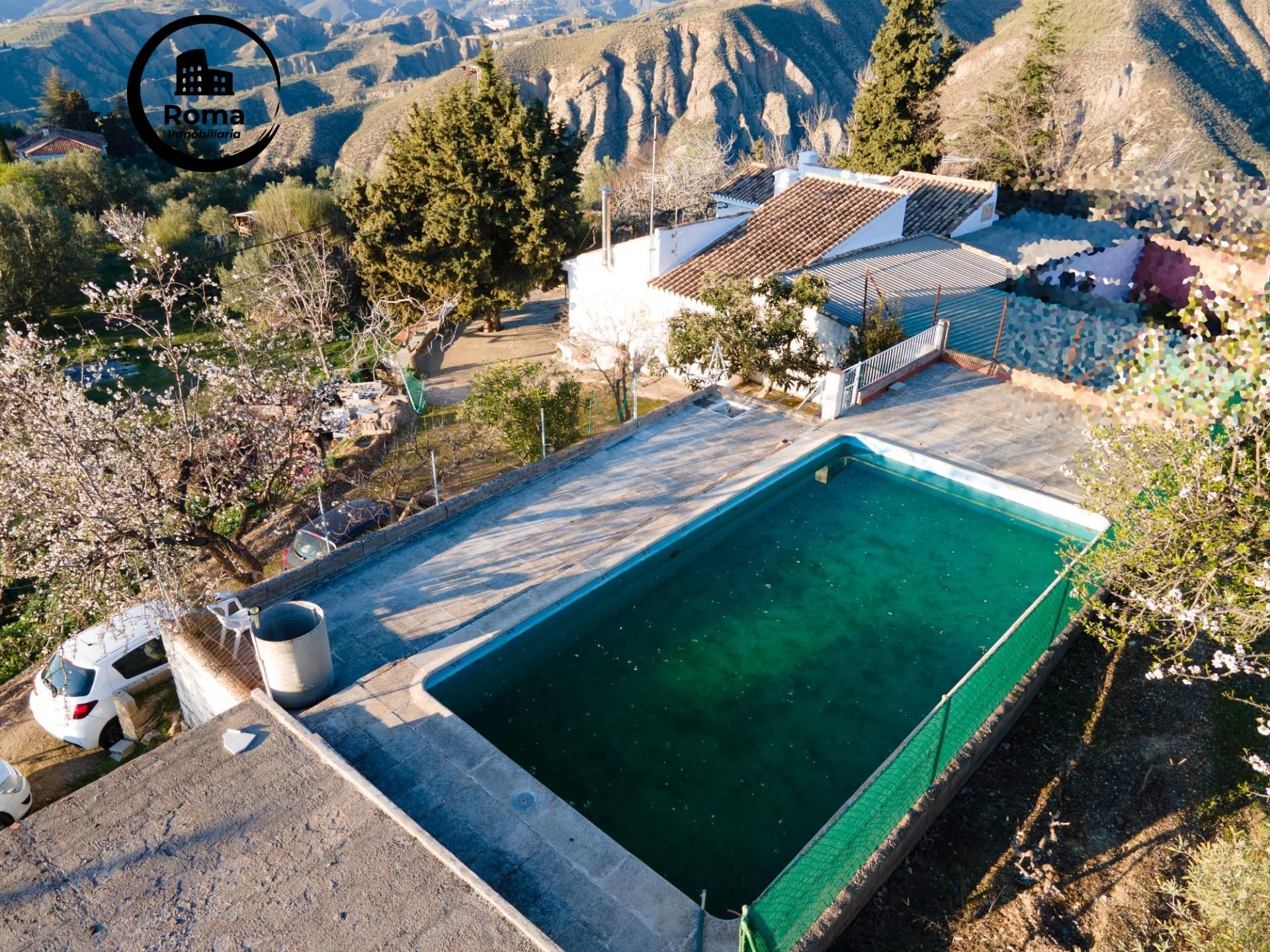 Swimming pool of Country house for sale in Monachil  with Heating and Swimming Pool