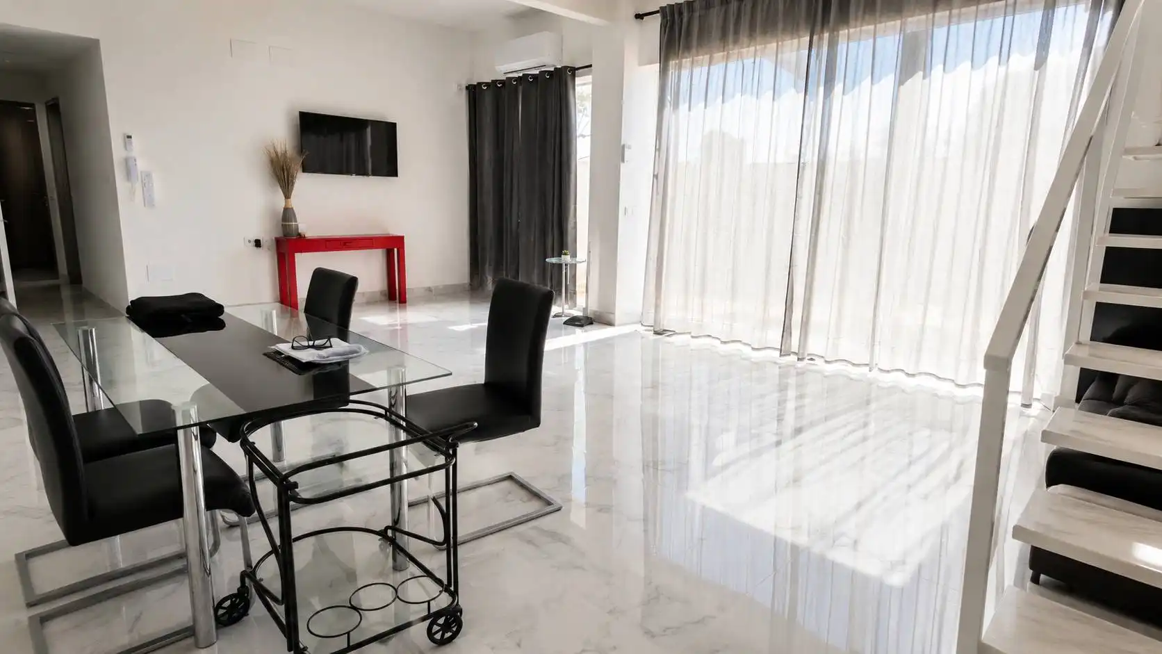 Living room of Country homes for sale in Orihuela  with Air Conditioner, Terrace and Furnished