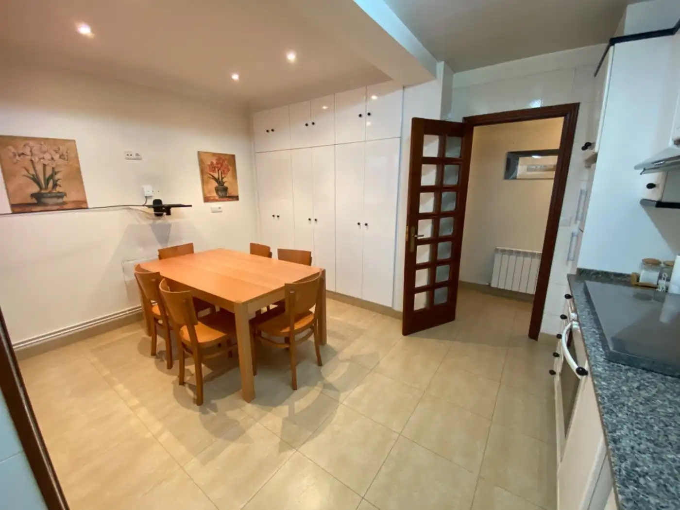 Dining room of Flat for rent in Santiago de Compostela   with Heating and Furnished