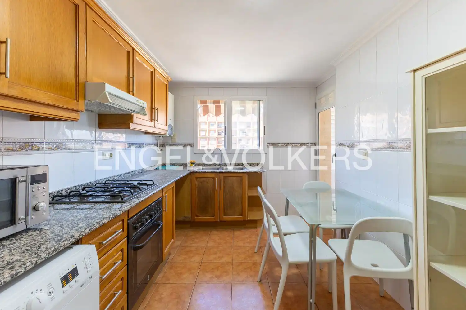 Kitchen of Flat for rent in Sagunto / Sagunt  with Air Conditioner, Heating and Terrace