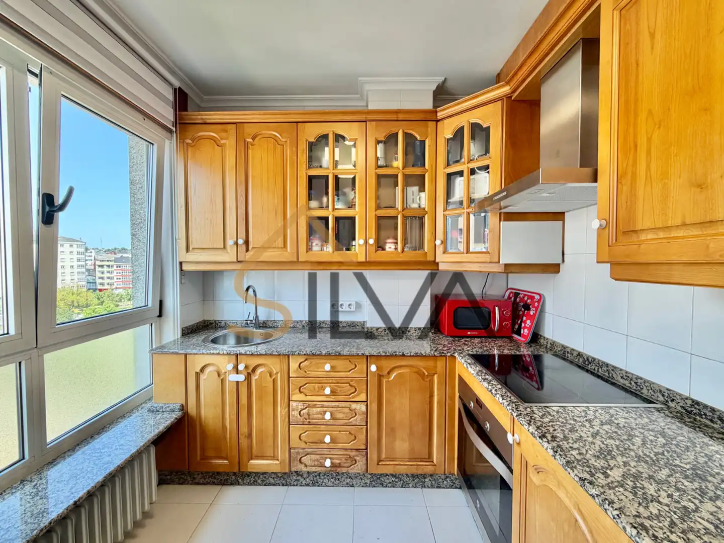 Kitchen of Flat for sale in Lugo  with Heating, Parquet flooring and Storage room