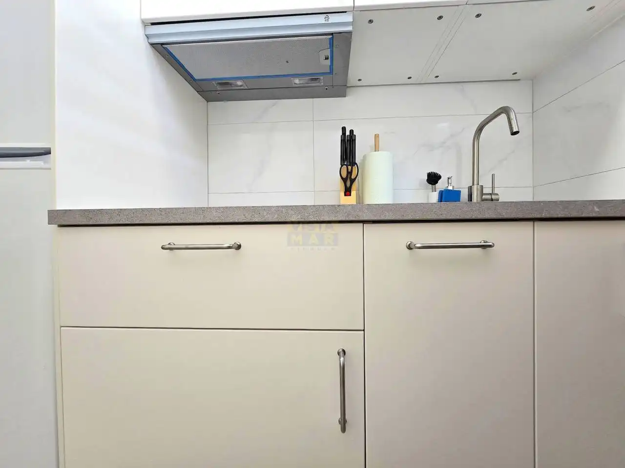 Cocina de Piso de alquiler en Cubelles con Aire acondicionado y Amueblado