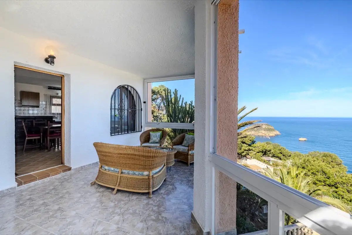 Terrace of Houses for sale in Jávea / Xàbia  with Air Conditioner, Heating and Private garden