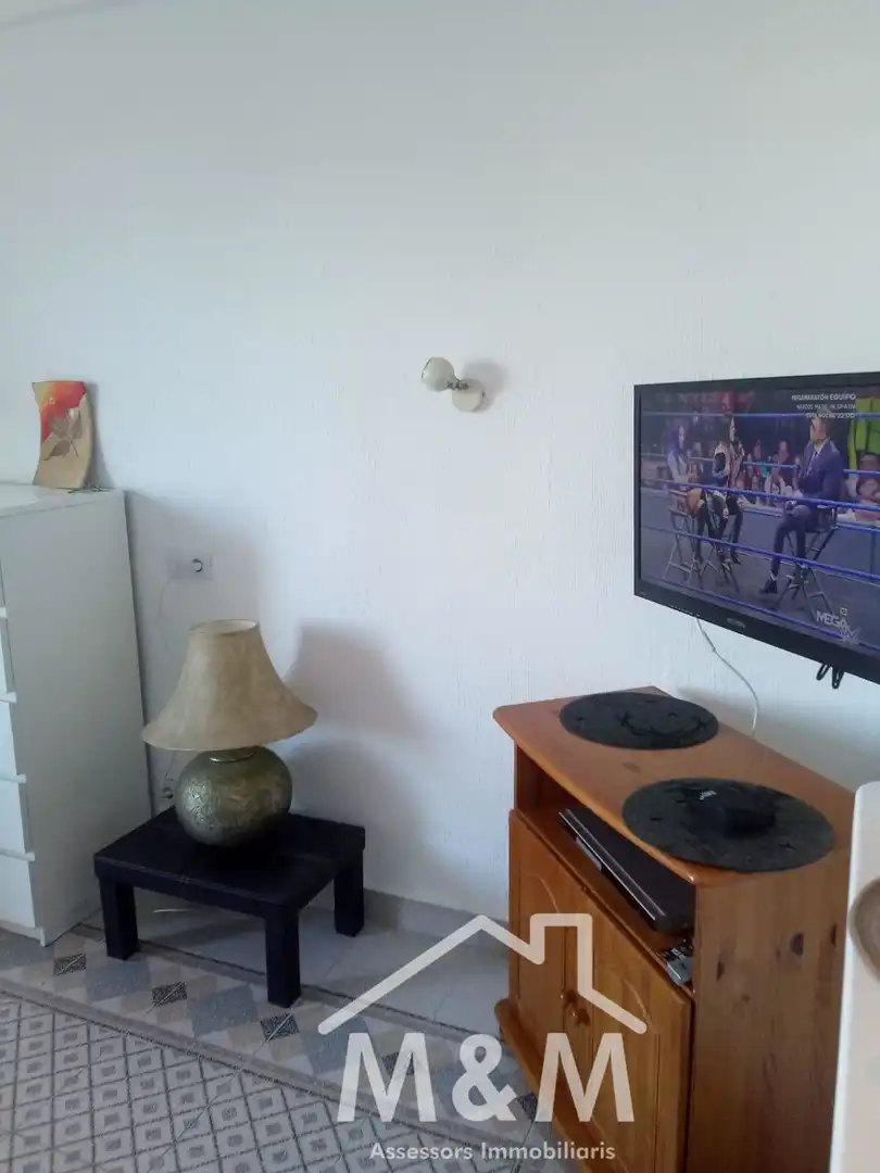 Sala de estar de Apartamento en venta en Sant Josep de sa Talaia con Terraza y Piscina comunitaria