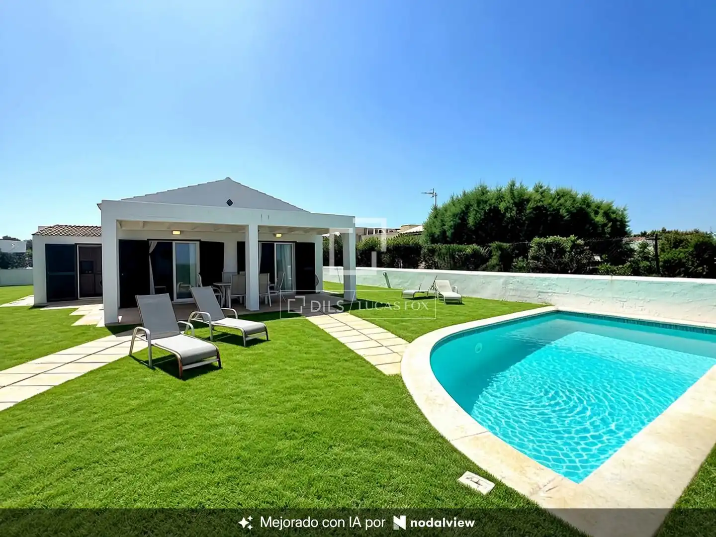 Piscina de Casa o xalet en venda en Ciutadella de Menorca amb Aire condicionat, Jardí privat i Piscina
