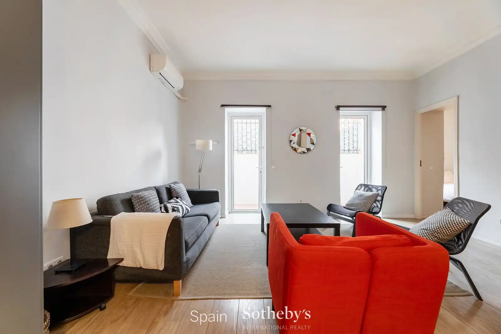 Sala d'estar de Apartament en venda en Madrid amb Aire condicionat, Calefacció i Terrassa