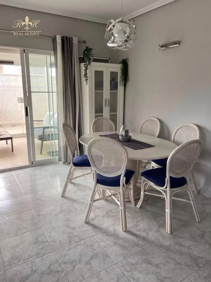 Dining room of Detached homes for sale in L'Alfàs del Pi  with Air Conditioner, Heating and Swimming Pool