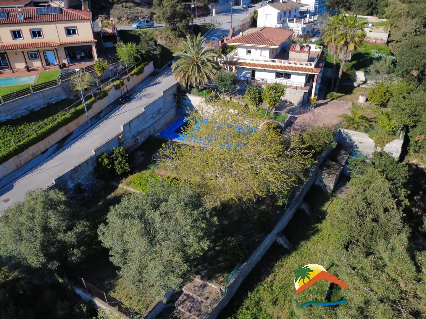 Vista exterior de Casa o xalet en venda en Lloret de Mar amb Calefacció, Jardí privat i Terrassa