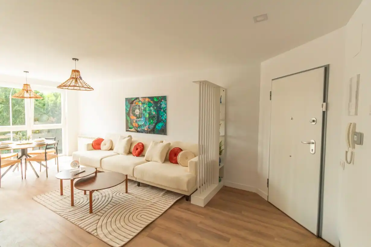 Sala de estar de Piso en venta en Madrid con Aire acondicionado, Calefacción y Parquet