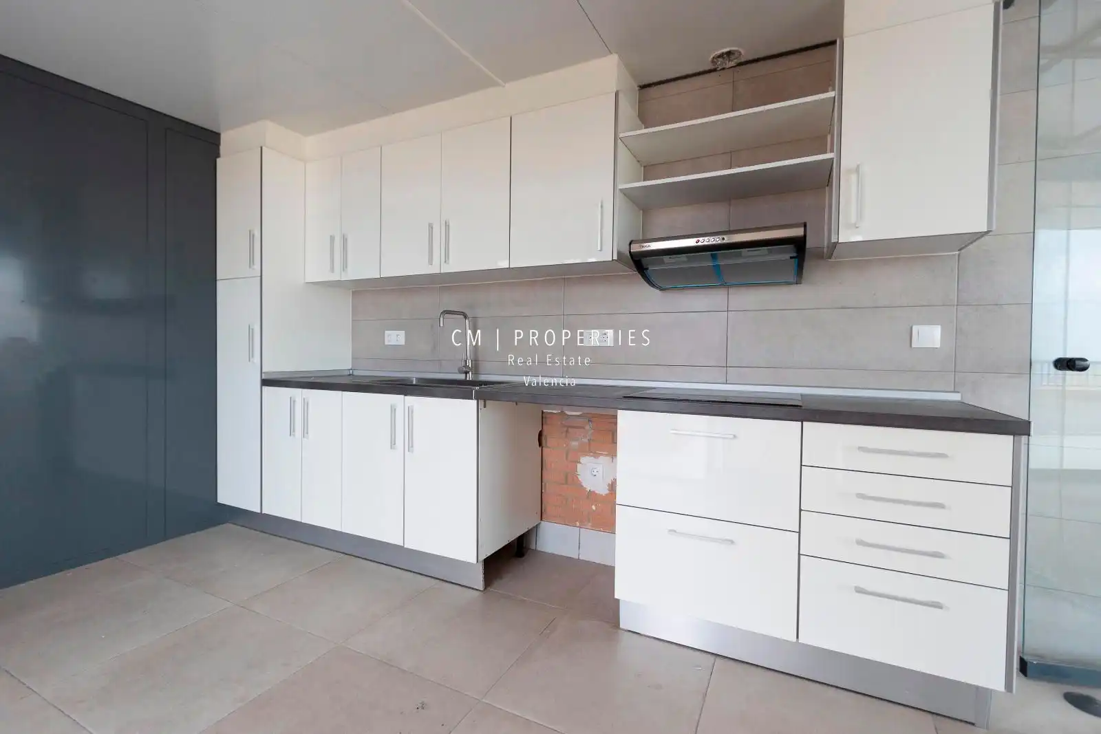 Cocina de Ático de alquiler en Alboraya con Aire acondicionado, Calefacción y Parquet