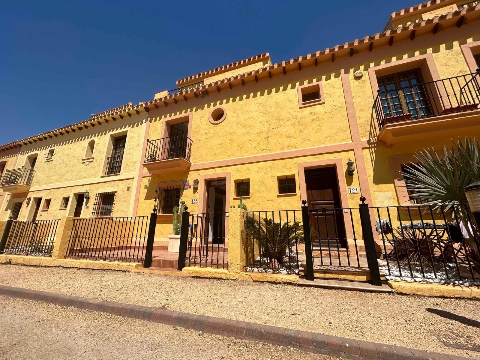 Exterior view of Single-family semi-detached for sale in Cuevas del Almanzora  with Air Conditioner, Private garden and Terrace