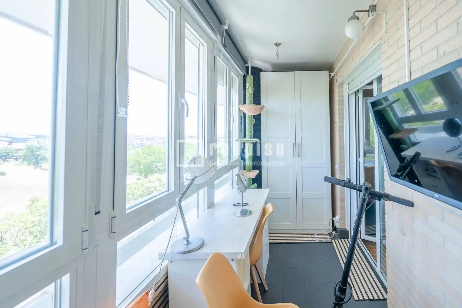 Terrasse von Wohnung zum Verkauf in Arroyomolinos (Madrid) mit Klimaanlage, Heizung und Privatgarten