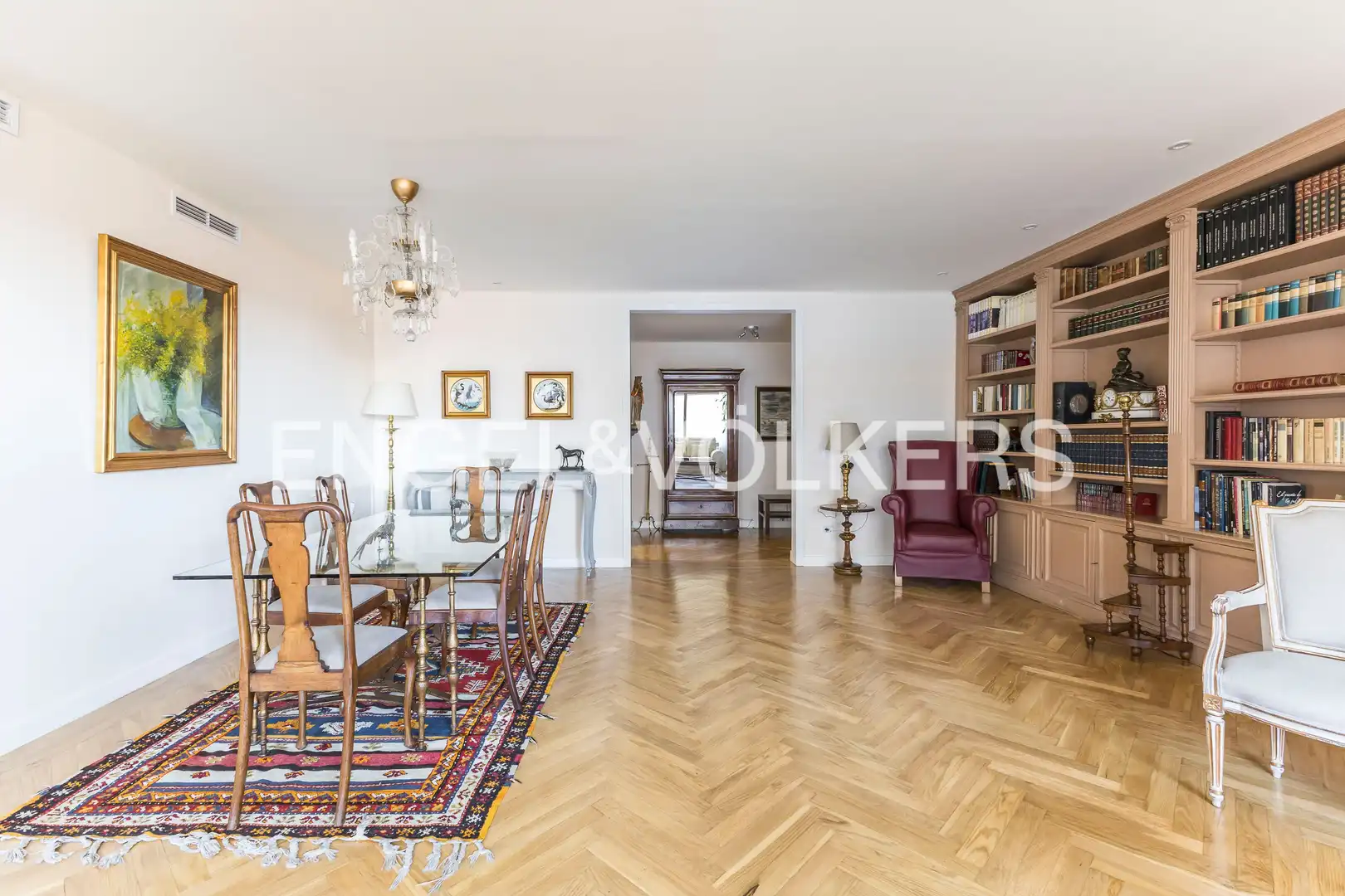 Esszimmer von Wohnung zum Verkauf in Madrid mit Klimaanlage, Heizung und Parkett