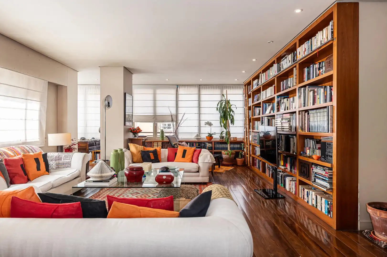 Wohnzimmer von Wohnung zum Verkauf in Madrid mit Klimaanlage und Abstellraum