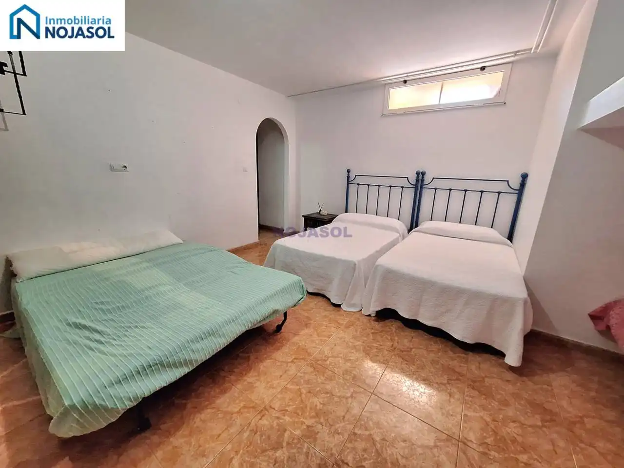 Schlafzimmer von Wohnung zur Miete in Noja mit Heizung, Privatgarten und Terrasse