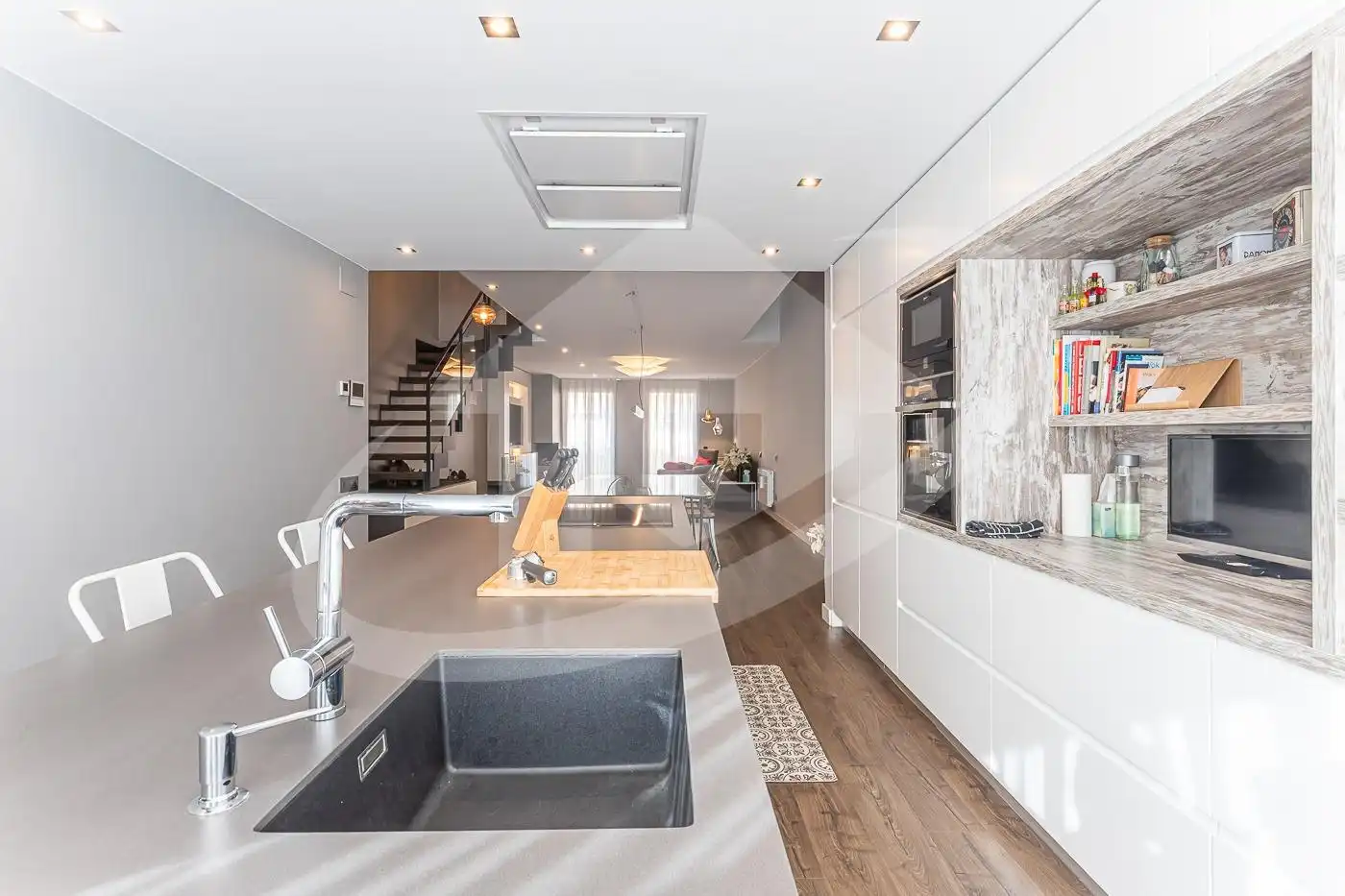 Kitchen of Houses for sale in Sabadell  with Heating, Private garden and Parquet flooring
