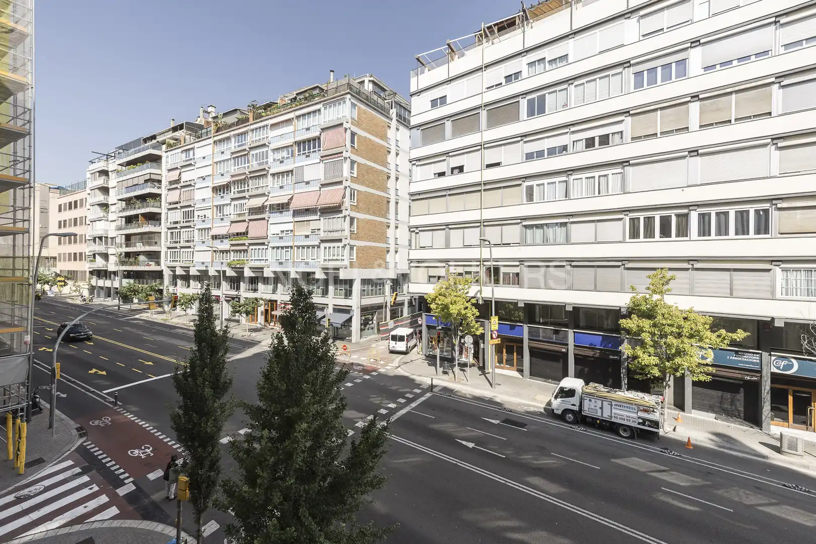 Außenansicht von Wohnung zur Miete in Barcelona mit Klimaanlage, Heizung und Balkon