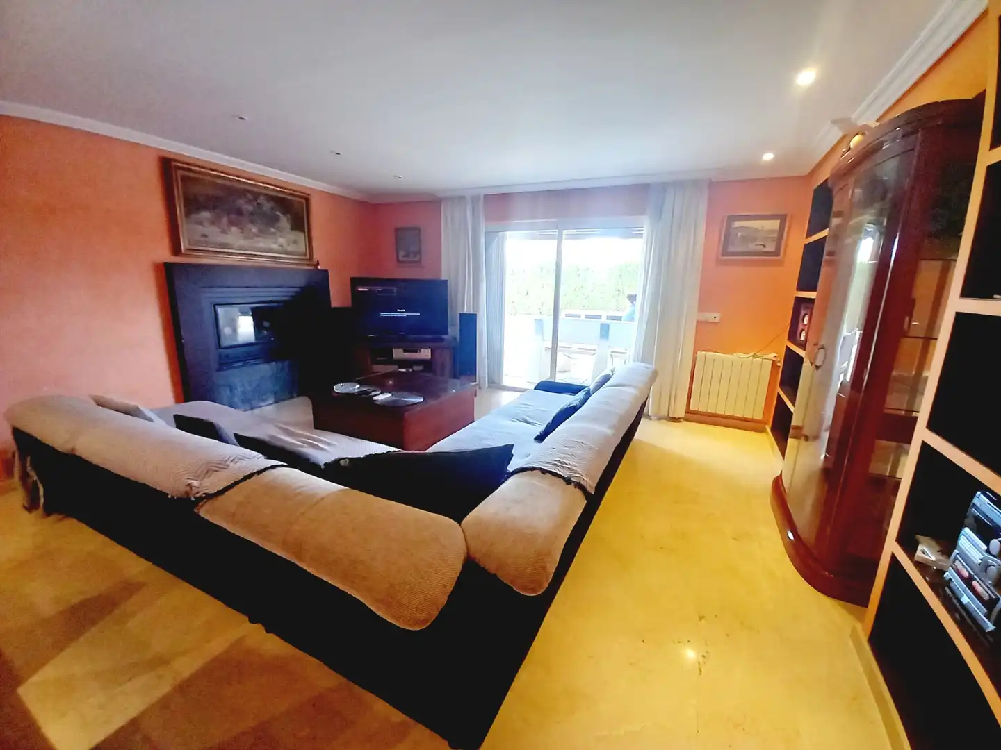 Sala de estar de Casa o chalet en venta en Benidorm con Aire acondicionado, Jardín privado y Terraza