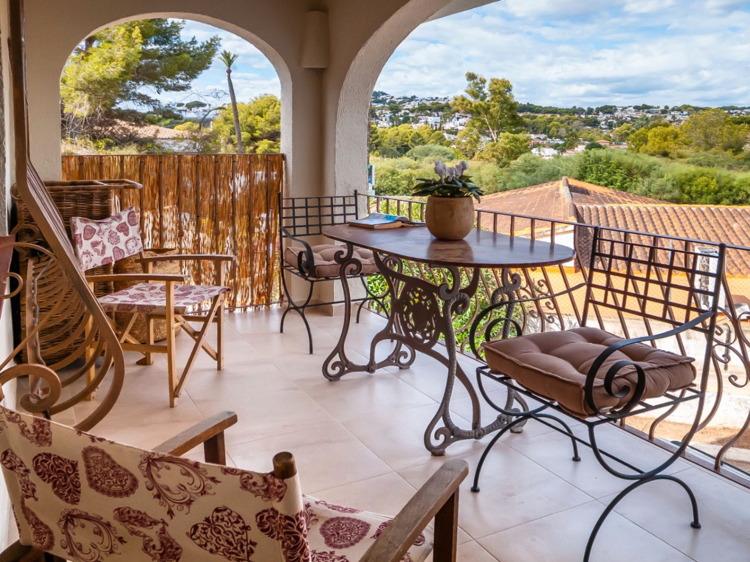 Terrassa de Apartament en venda en Moraira