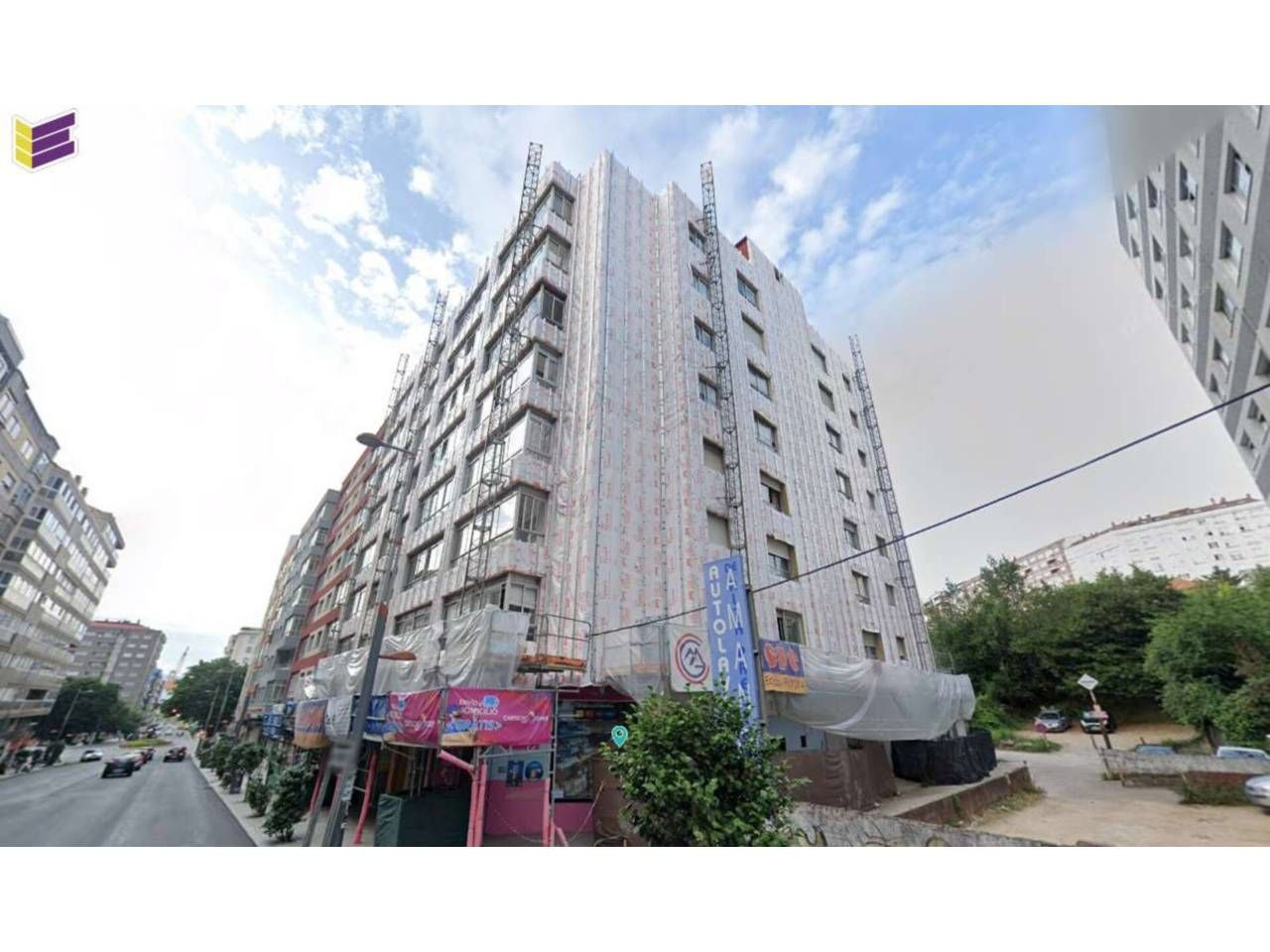 Exterior view of Attic for sale in Vigo   with Heating, Parquet flooring and Storage room