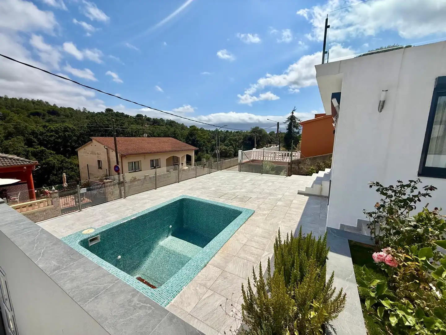 Piscina de Casa o xalet en venda en Tordera amb Aire condicionat, Calefacció i Jardí privat