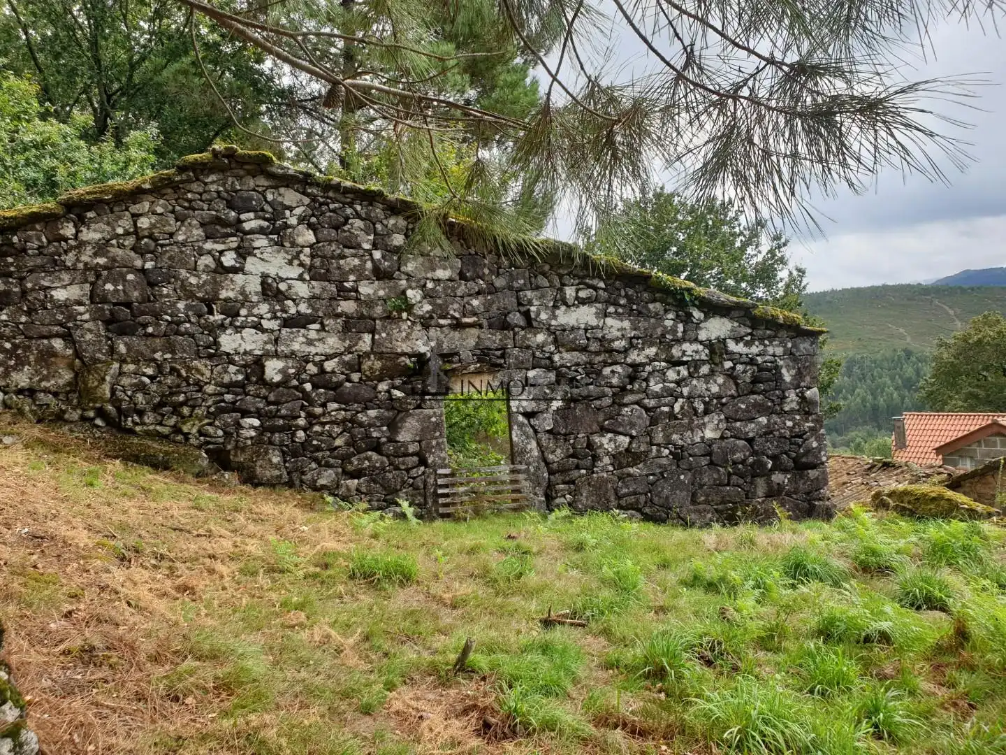 Vista exterior de Casa o chalet en venta en Campo Lameiro con Jardín privado