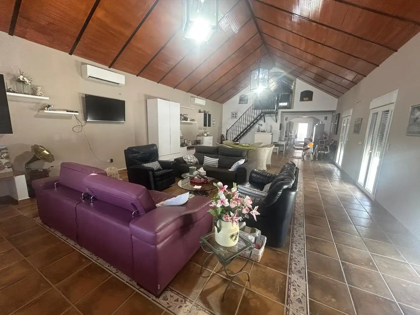 Living room of Houses for sale in Utrera  with Air Conditioner, Private garden and Terrace