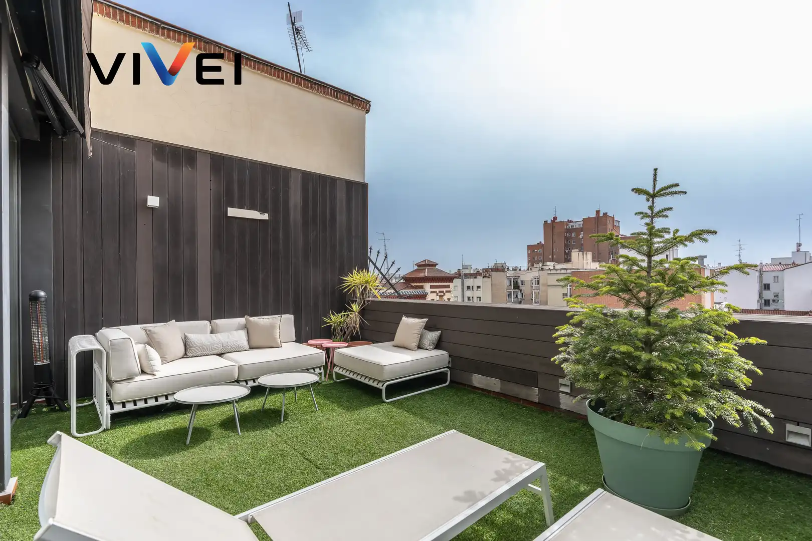Terrasse von Dachboden zum Verkauf in Madrid mit Klimaanlage, Heizung und Terrasse