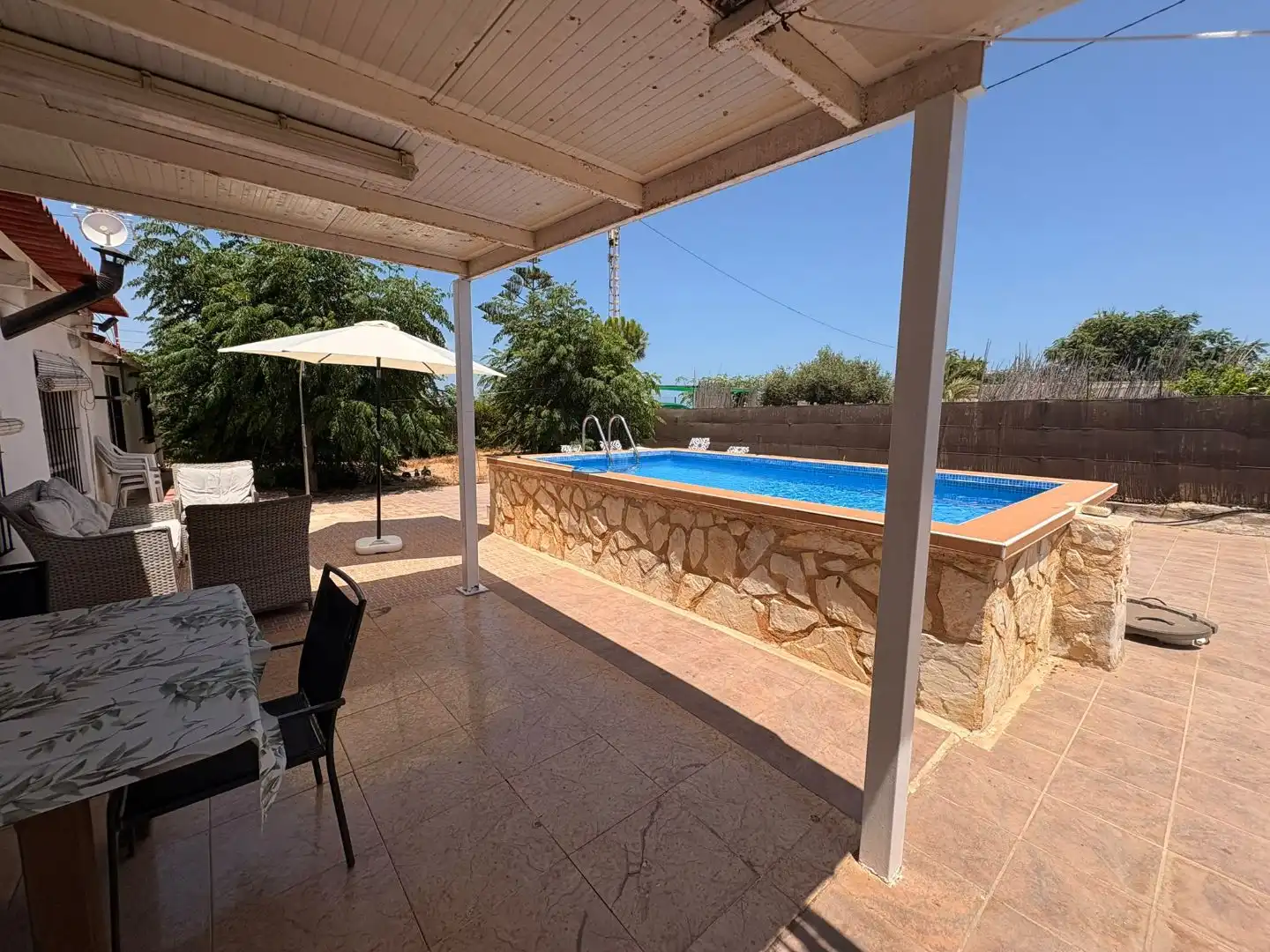Schwimmbecken von Haus oder Chalet zur Miete in El Moncayo - El Pòrtic