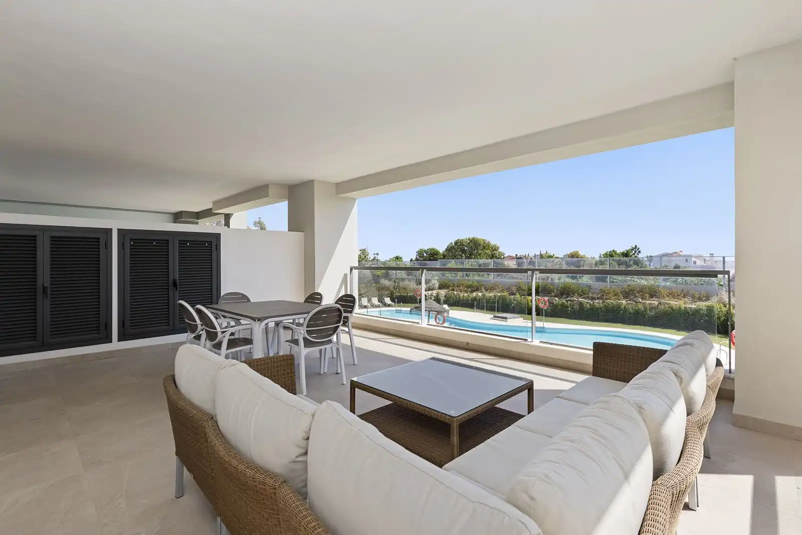Terrassa de Apartament en venda en Casares amb Aire condicionat, Terrassa i Moblat