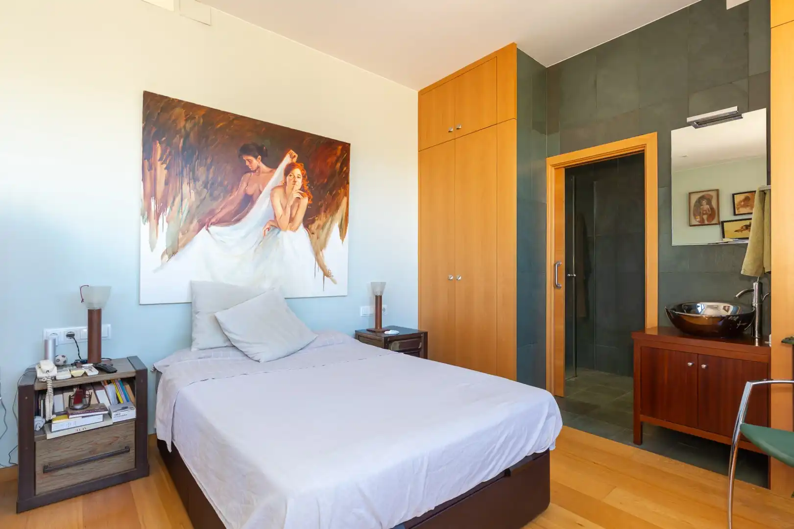 Dormitori de Casa o xalet en venda en Sant Cugat del Vallès amb Aire condicionat, Calefacció i Terrassa