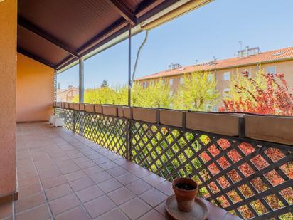 Balcony of Attic for sale in San Lorenzo de El Escorial  with Heating, Private garden and Terrace