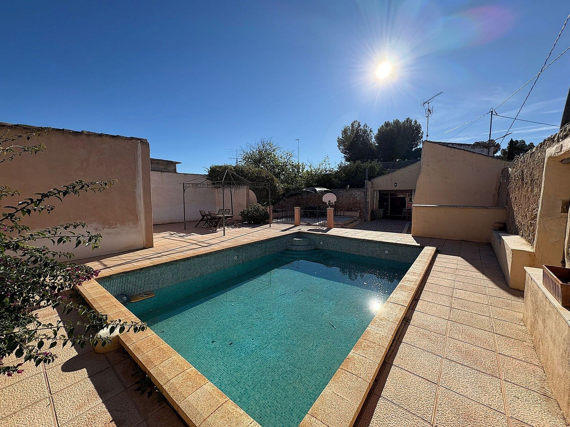 Swimming pool of Single-family semi-detached for sale in Monóvar  / Monòver  with Terrace
