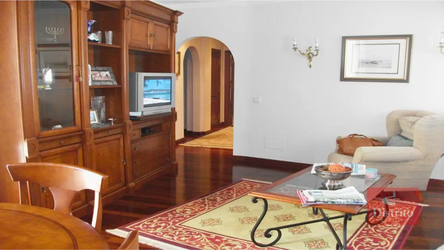 Sala de estar de Piso de alquiler en Santander con Calefacción y Amueblado