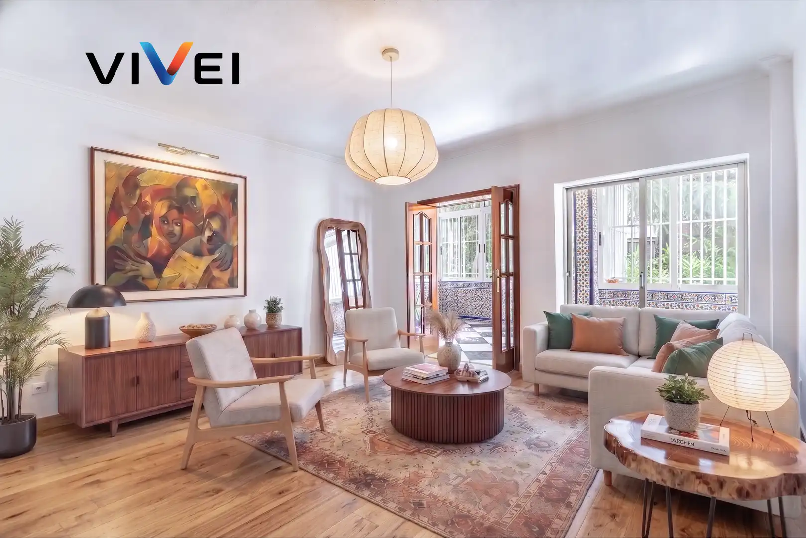 Wohnzimmer von Erdgeschoss zum Verkauf in Madrid mit Heizung