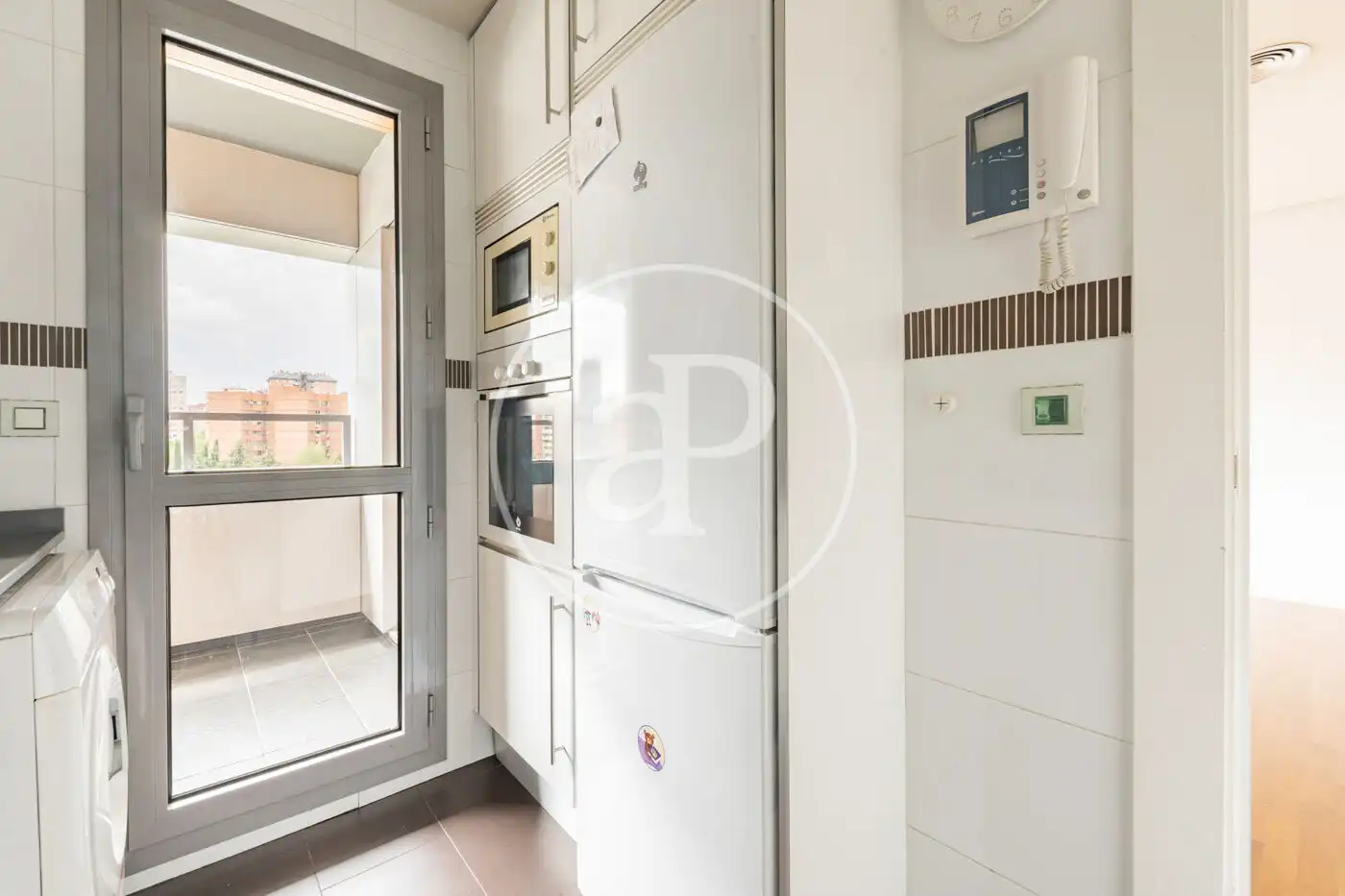 Küche von Wohnung zur Miete in Madrid mit Klimaanlage, Heizung und Abstellraum
