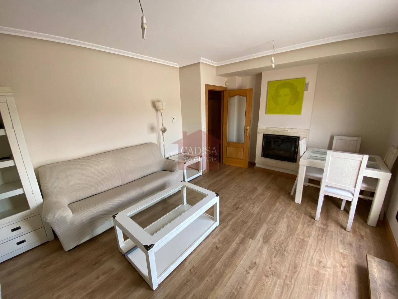 Living room of Attic for sale in Salamanca Capital  with Heating, Terrace and Furnished