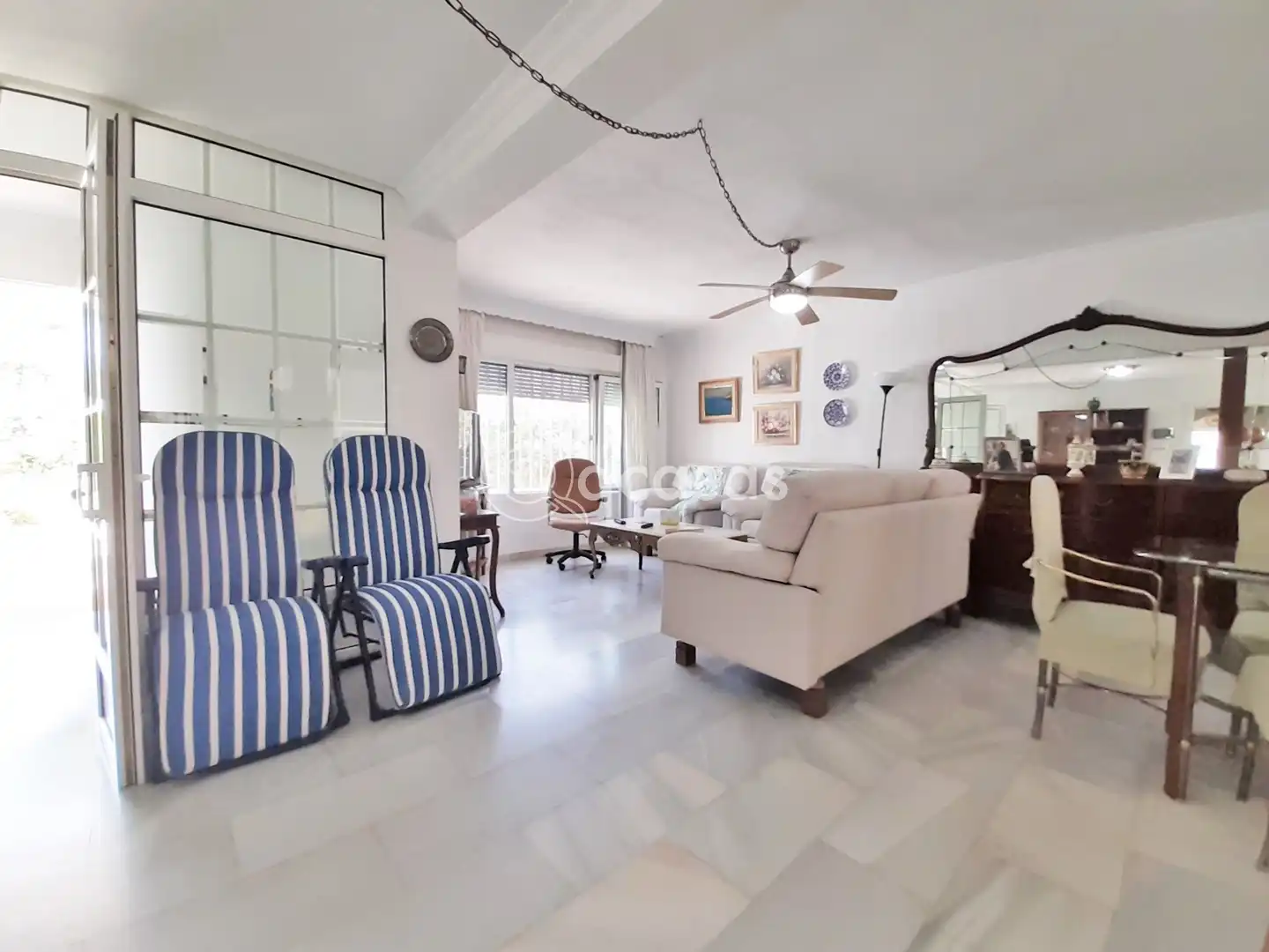Living room of Houses for sale in Benalmádena  with Private garden, Terrace and Storage room