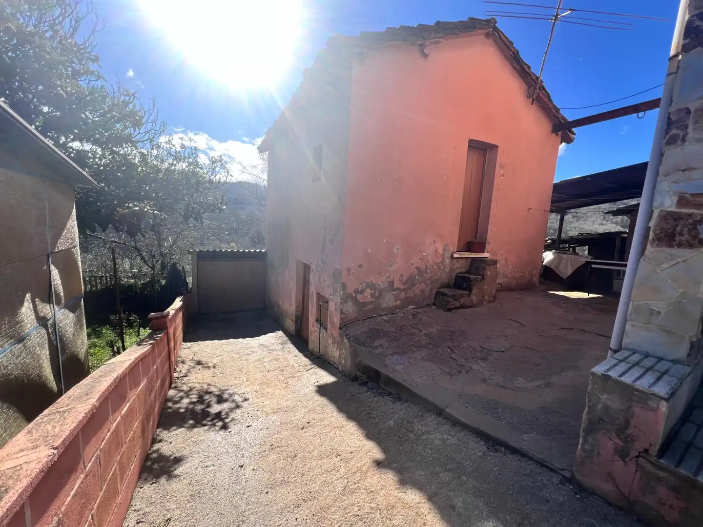Exterior view of Houses for sale in Langreo  with Heating, Private garden and Furnished