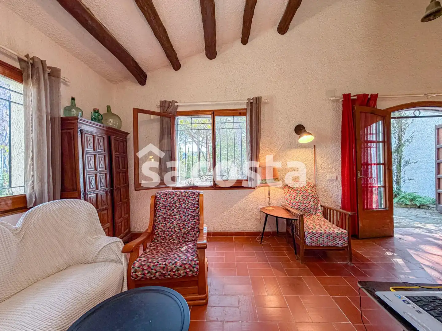Sala de estar de Casa o chalet en venta en Lloret de Mar con Terraza y Alarma