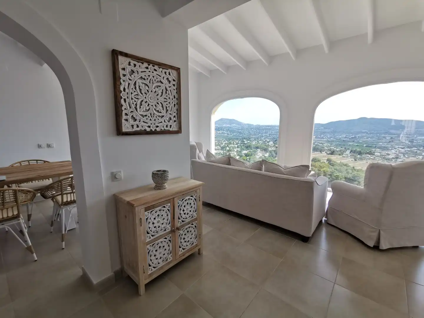 Sala de estar de Casa o chalet en venta en Jávea / Xàbia con Aire acondicionado, Calefacción y Jardín privado