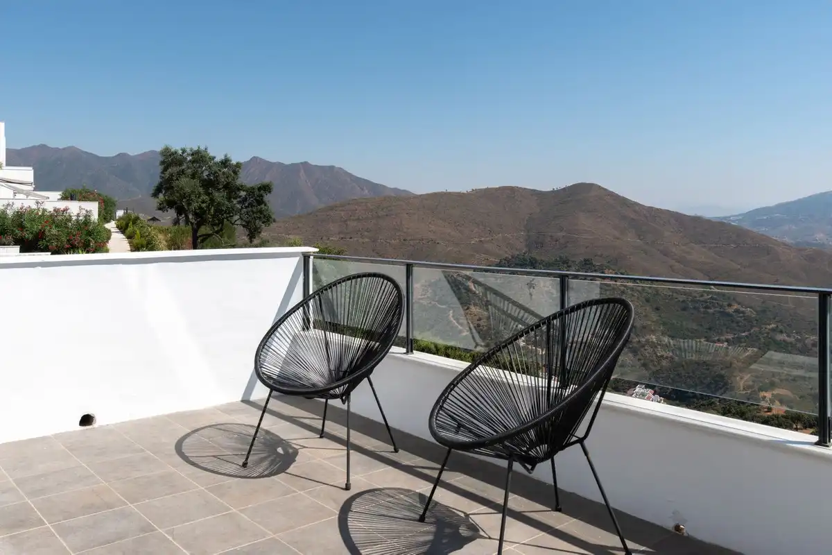 Terraza de Casa adosada en venta en Ojén con Terraza, Trastero y Piscina
