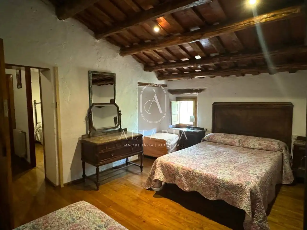 Dormitori de Finca rústica en venda en Anglès amb Calefacció, Jardí privat i Terrassa