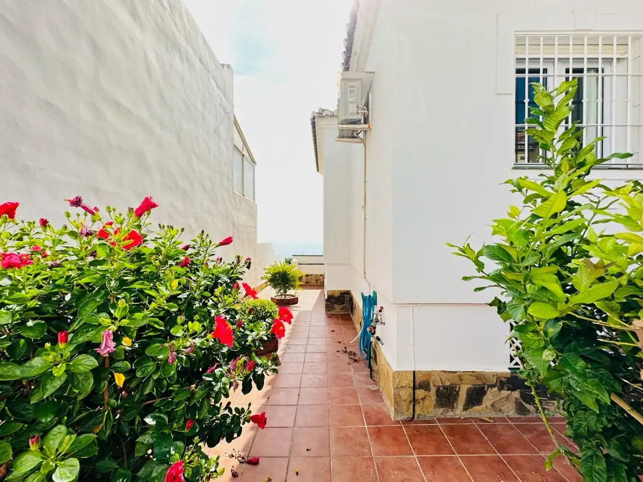 Vista exterior de Casa o xalet en venda en Torrox amb Aire condicionat, Jardí privat i Traster